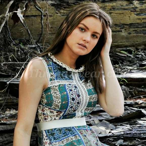 RELISTED Patchwork midi dress - Picture 2 of 6